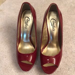 High heel red shoes - never worn